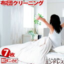 ポイント10倍 布団 クリーニング ふとんクリーニング 防ダニ・カビ加工セット【7枚】羽毛布団 クリーニング ふとん クリーニング 布団丸洗い