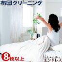 ポイント10倍 布団 クリーニング 【8枚以上】ふとんクリーニング 布団クリーニング 羽毛布団 クリーニング 布団 丸洗い