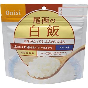 尾西食品 アルファ米 白飯100g×5食