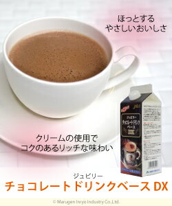 ジュビリー　チョコレートドリンクベースDX　【630g×4本入】本州は送料込でこの価格！...:marugen:10000437