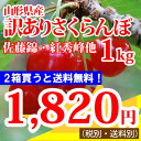 【訳あり】山形産さくらんぼ(佐藤錦、紅秀峰、他)1kg