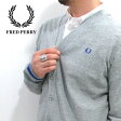 「エントリーでポイント3倍」 送料無料 FRED PERRY/フレッドペリー M4398 〜鹿の子素材〜 全2色！ 『UKサイズ』 Pique Cardigan/カーディガン【マルカワ/イギリス】