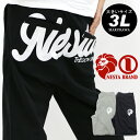 大きいサイズ メンズ スウェット パンツ NESTA BRAND【キングサイズ 3L マルカワ ネスタブランド ブランド 裏毛 スエット ボトムス ストリート ライオン 刺繍】