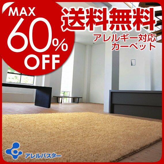 ラグマット＆ホットカーペットカバーミックスシャギーラグ約 140×200 cm【メーカー直送品】アレルバスター加工花粉症対策ikea【nishi40901】smsus