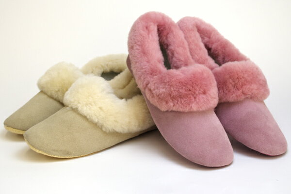 インテリア卸館【オリジナルデザイン】【お買い得!同色2足セットで!】ムートンルームシューズ...
