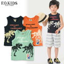 【47%OFF】F.O.KIDS 骨恐竜バトルTシャツ■R310027【キッズ&ベビー トップス タンクトップ ノースリーブ エフオーキッズ 】■4016637【17ns-t】 ot-ot【SS】【SALEsaleセールバーゲン】