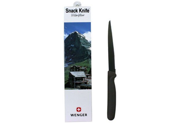 WENGER（ウェンガー）スナックナイフ 13cm （ブラック）