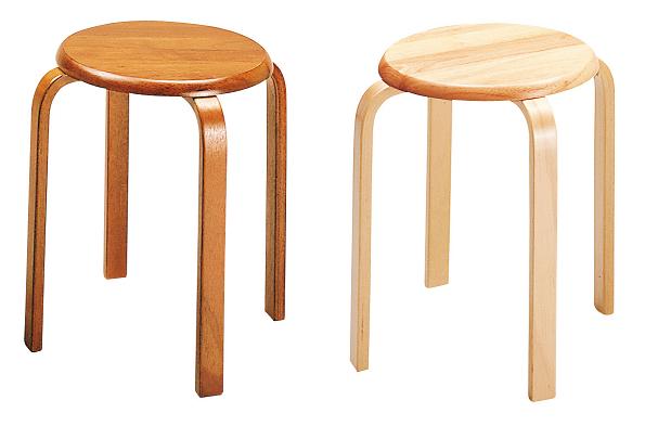 北欧風デザイン木製スツール 椅子（いす・イス）6個セット...:marusiyou:10000588