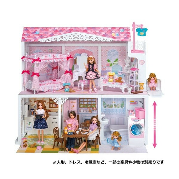 リカちゃんドリームハウス エレベーターのあるあこがれのおうち〔タカラトミー〕 リカちゃんドリームハウス エレベーターのあるあこがれのおうち〔タカラトミー〕