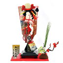 羽子板 初正月 久月 11号 龍村 汐汲 敷き布 飾り台 ちりめん松竹梅飾り付き HGQ-10633-3 2019年度 お正月 お祝い 人形の久月 押絵羽子板 羽子板のみ 久月作 羽子板飾り (はごいた hagoita) 出産祝い お正月飾り
