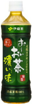 伊藤園　濃い味緑茶 500ml.ペット×24本