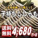 【貴重な国産品!これが本物!】北海道産 本ししゃも30尾【あす楽】【楽ギフ】【送料無料】