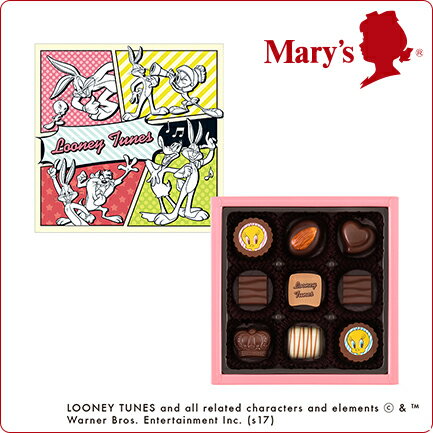 【チョコレート 詰め合わせ】ルーニー・テューンズ スクエアボックスチョコレート 9個入【ホワイトデー...:mary:10002095