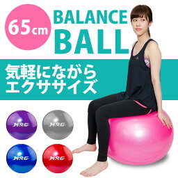 バランスボール 65cm ヨガボール ミニ 【エクササイズ ダイエット エクササイズ ストレッチ 健康器具 骨盤矯正 トレーニング シェイプアップ 腹筋 下半身 体幹 痩せ くびれ 太もも 二の腕 ポール 】