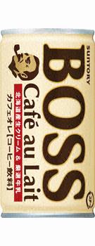 【缶コーヒー】サントリー　BOSS《ボス》　カフェオレ　190g 　缶　1ケース《30本入》《1配送あたり最大4ケースまで同梱OK！》