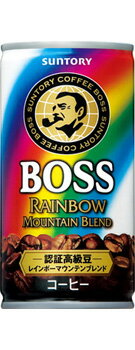 【缶コーヒー】サントリー　BOSS《ボス》　レインボーマウンテンブレンド　190g 　缶　1ケース《30本入》《1配送あたり最大4ケースまで同梱OK！》