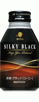 【缶コーヒー】サントリー　BOSS《ボス》　シルキーブラック　300g　ボトル缶　1ケース《24本入》《1配送最大で3ケースまで同梱OK！》