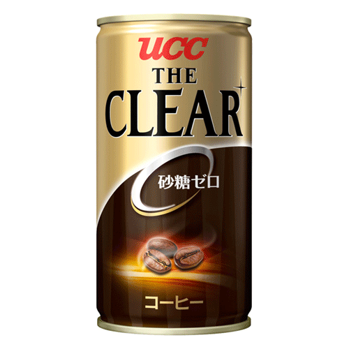【缶コーヒー】UCC　THE　CLEAR《ザ　クリア》　砂糖ゼロ　185g 　缶　1ケース《30本入》《1配送あたり最大4ケースまで同梱OK！》