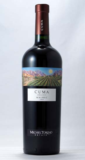 【ミッシェル　トリーノ　エステート】　クマ　（CUMA）　“オーガニック”　マルベック　750ml・赤　[MICHEL TORINO ESTATE] CUMA ORGANIC　[]完全有機栽培ブドウを100％使用だから安心！　12本お買い上げで全国送料無料！！　