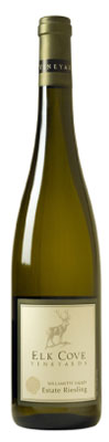 【エルク コーヴ ヴィンヤーズ】リースリング エステート [2009] 750ml・白 【Elk Cove Vineyards】Riesling Estateリンゴ、洋ナシの透明感ある熟れた果実がピュアに表現され、石っぽいニュアンスを帯びている。ナチュラルな甘みとほのかな重みが舌に広がり、ミネラリーな余韻がつづく。