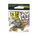 ささめ針(SASAME) カン付丸セイゴ RI-05 18号 8本入 ブラック