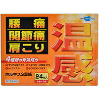 【第3類医薬品】ホルキスS温感 24枚入ホルキスS温感 24枚入 ホルキス 肩こり・腰痛・筋肉痛 温感シップ サリチル酸