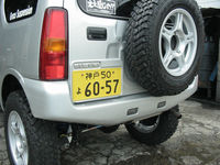 マスターピース ジムニーJB23用FRPリア バンパー