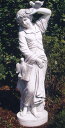 【イタリア製　石像】クレオパトラ DECORGARDEN ST1263 デコールガーデン 女性像 ガーデンオーナメント オブジェ