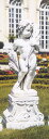 イタリア製 子供像(ガーデン オーナメント) 季節の子供 (大) 夏（台座別） ITALGARDEN 石像 イタルガーデン社