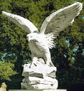 イタリア製動物像（ガーデン オーナメント） 飛び立つ海鷲（特大） ITALGARDEN Cod.07 1545 イーグル イタルガーデン社 置物