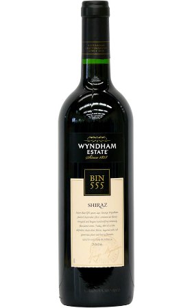 ウィンダムエステート　BIN555　シラーズ　　750ml2007 ヴィニタリー・インターナショナル・ワイン・コンペティション で、「グランド ヴィニタリー (最優秀ワイナリー賞)」の栄冠に輝いたスーパーワイン！！