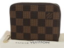 マスヤ質店◆送料無料◆ ルイ・ヴィトン LOUIS VUITTON ジッピー・コインパース N63070 ダミエ コインケース 小銭入れ【中古】