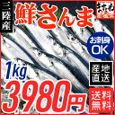 最旬!お刺身で食べれる高鮮度!産地直送 三陸産生さんま7尾〜...