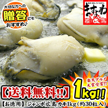 ジャンボ広島カキ1kg[加熱用・解凍後約850g]※約10人前 クーポン利用で激安1,580円！さらに今ならプレゼント付き♪