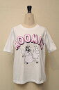 AALTO アールト ムーミン プリントTシャツ col.WHITE