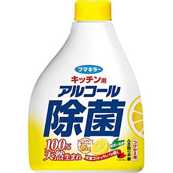 フマキラー アルコール除菌シリーズ キッチン用 アルコール除菌スプレー 詰替（400mL）…...:matinozakka:10008087