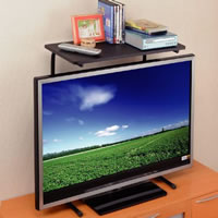 【ポイント最大10倍】　液晶テレビ上のせラック　ATU-20液晶テレビ・プラズマテレビなど薄型テレビを、後ろからコの字型にカバーするラックです。液晶テレビ上乗せラック