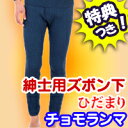 ひだまり 健康肌着 チョモランマ 紳士用ズボン下 ネイビー 陽だまり ひだまり ラムキルトウェーブの姉妹品です