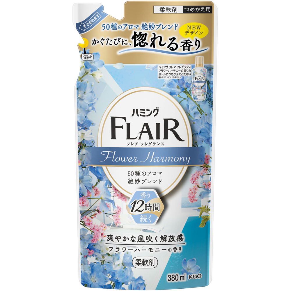 花王 <strong>ハミングフレア</strong>フレグランス <strong>フラワーハーモニー</strong> 詰替 380ML