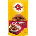 マ-スジヤパンリミテッド ペディグリー パウチ スープタイプ 成犬用 ビーフ&緑黄色野菜 レバー入り 130g