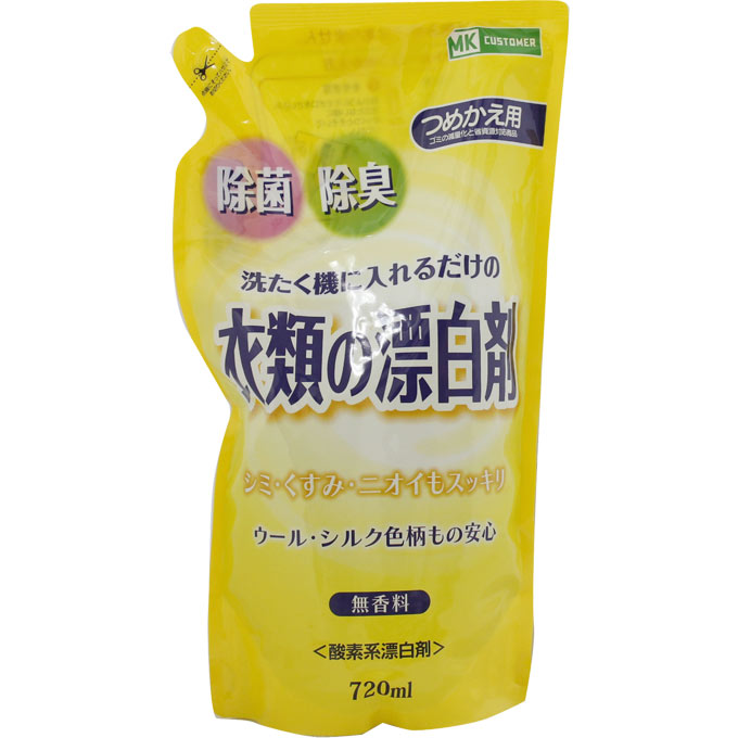 ミツエイ 衣類の漂白剤 つめかえ用 720ml...:matsukiyo:10073035