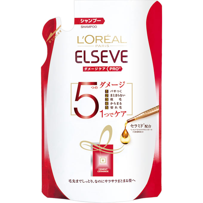 日本ロレアル ロレアル パリ エルセーヴ ダメージケアPRO EX シャンプー リフィル 350ml