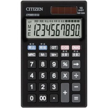 CITIZEN「シチズン」　 10桁手帳サイズ電卓　 DE1020