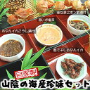 【送料無料】山陰の海産珍味セット【冷凍】【国産(山陰浜坂産)】当店の自家製手造りの逸品が色々と少しずつ味わえます。【smtb-k】【kb】