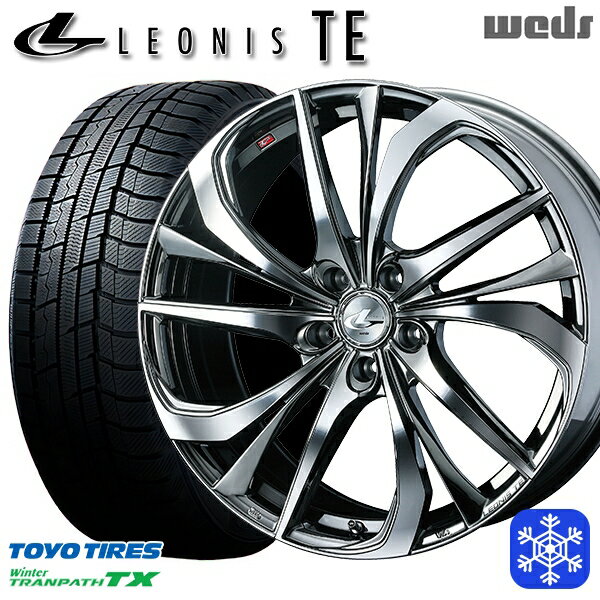 【新品 スタッドレス1台分4本セット】 215/50R17 エクシーガ レガシィB4 2022〜2023年製 トーヨー ウィンター トランパス TX Weds ウェッズ レオニス TE BMCMC 17インチ 7.0J 5H100