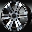 【アウトレット処分品】■ BLACK BIRD BB663 16in ■Hankook 215/65R16 タイヤ付4本セットE26/NV350キャラバン推薦サイズ