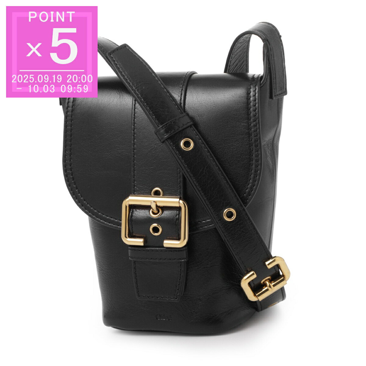 【訳あり】【アウトレット】クロエ Chloe ショルダーバッグ クロスボディバッグ ブラック レディース p499n83 CAMERA BAG【返品交換不可】