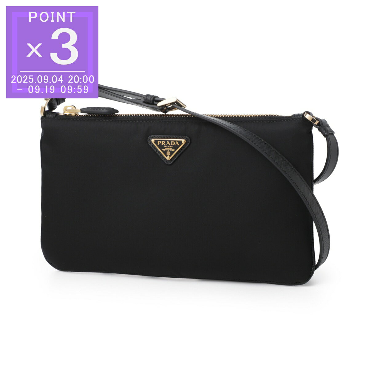 プラダ PRADA ポーチ ブラック レディース 1ne545 2c05 f0002 RE-NYLON【返品送料無料】