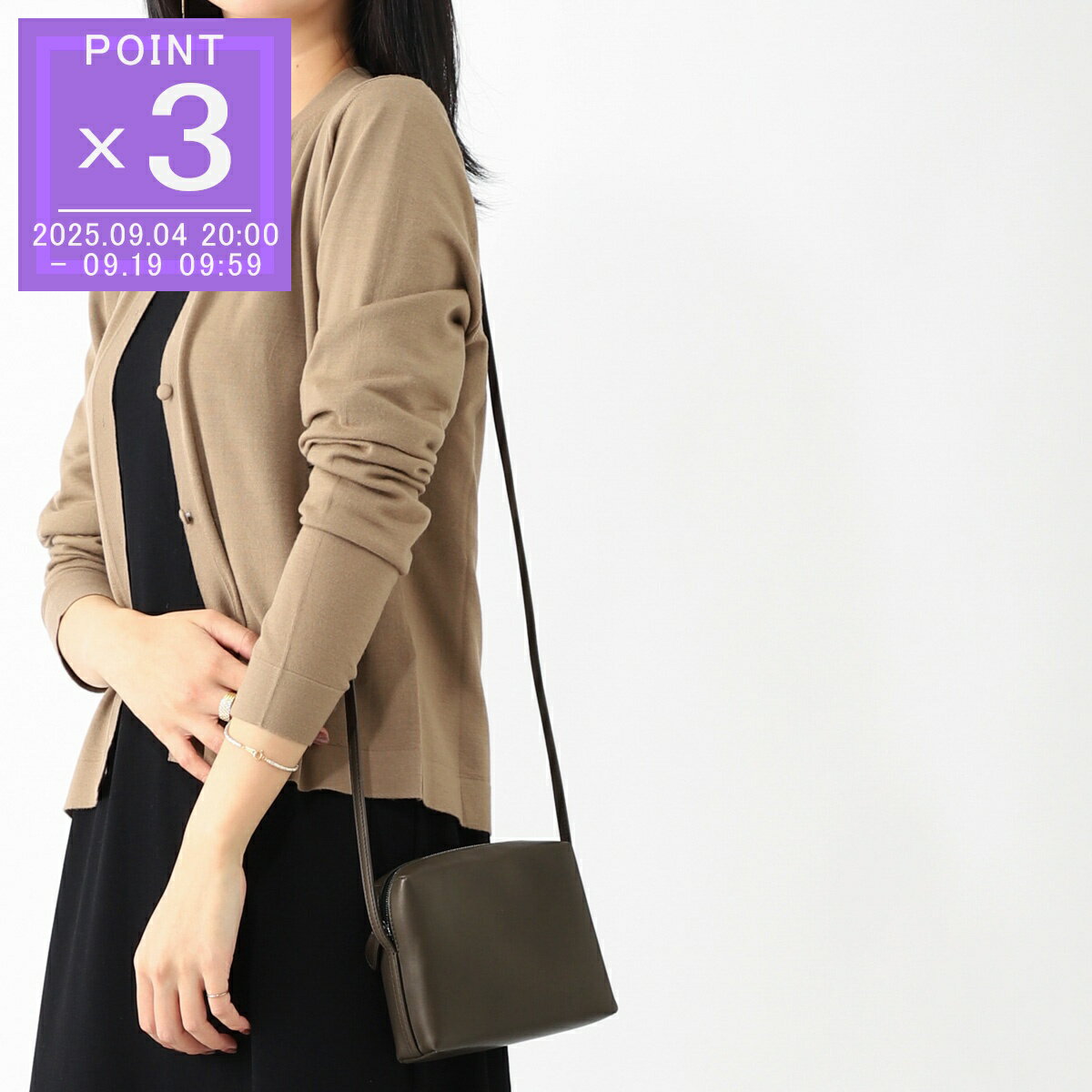 ザ ロウ THE ROW ショルダーバッグ クロスボディバッグ ブラウン レディース w1720 l108 dvyga REGENT CROSSBODY【返品送料無料】[2025SS]