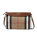 バーバリー BURBERRY クラッチバッグ(2WAY仕様) HOUSE CHECK DERBY LEATHERPEYTON TAN ブラウン系 3975374 tan レディース【ラッピング無料】【返品送料無料】【あす楽対応_関東】